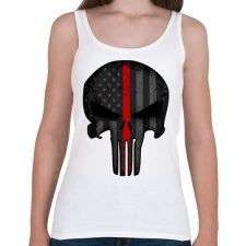 PRINTFASHION punisher - Női atléta - Fehér női trikó