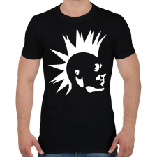PRINTFASHION Punk 2 - Férfi póló - Fekete férfi póló