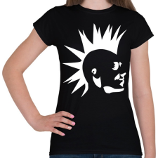 PRINTFASHION Punk 2 - Női póló - Fekete női póló