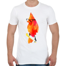 PRINTFASHION Punk birdy - Férfi póló - Fehér férfi póló