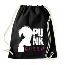 PRINTFASHION Punk queen - Sportzsák, Tornazsák - Fekete tornazsák