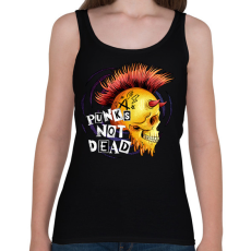PRINTFASHION Punks not dead - Női atléta - Fekete