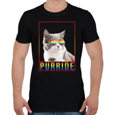 PRINTFASHION Purride - Férfi póló - Fekete férfi póló
