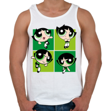 PRINTFASHION Puszedli - Férfi atléta - Fehér atléta, trikó