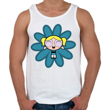 PRINTFASHION Puszedli - Férfi atléta - Fehér atléta, trikó