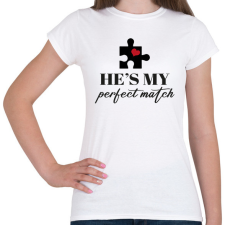 PRINTFASHION Puzzle - He - Női póló - Fehér női póló