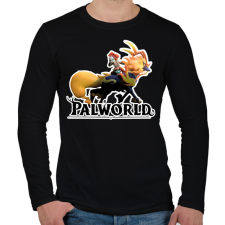 PRINTFASHION Pyrin - palworld - Férfi hosszú ujjú póló - Fekete férfi póló