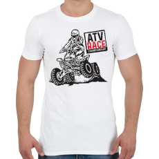 PRINTFASHION quad - Férfi póló - Fehér