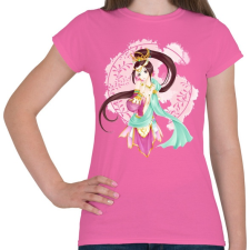 PRINTFASHION quan yin manga - Női póló - Rózsaszín női póló