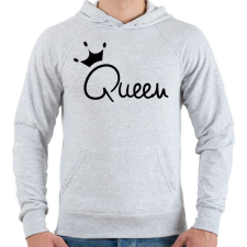 PRINTFASHION Queen - Férfi kapucnis pulóver - Sport szürke férfi pulóver, kardigán