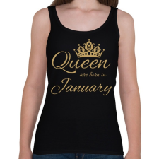 PRINTFASHION Queen  - Női atléta - Fekete női trikó