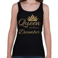 PRINTFASHION Queen  - Női atléta - Fekete női trikó