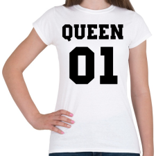 PRINTFASHION Queen - Női póló - Fehér női póló
