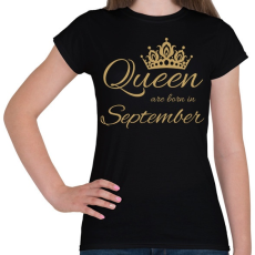 PRINTFASHION Queen  - Női póló - Fekete