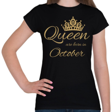 PRINTFASHION Queen - Női póló - Fekete női póló