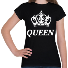 PRINTFASHION Queen  - Női póló - Fekete női póló