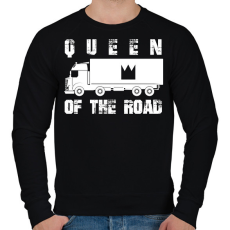 PRINTFASHION Queen of the road - Férfi pulóver - Fekete