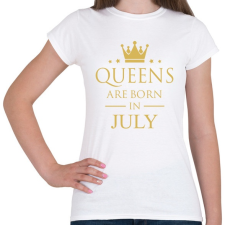 PRINTFASHION Queens születésnap - Női póló - Fehér női póló