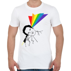 PRINTFASHION Quentin - Férfi póló - Fehér