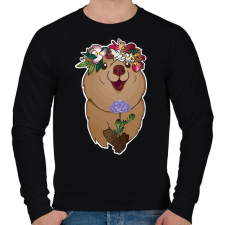 PRINTFASHION QUOKKA - Férfi pulóver - Fekete férfi pulóver, kardigán