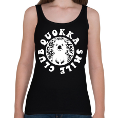 PRINTFASHION Quokka smile club - Női atléta - Fekete