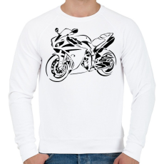 PRINTFASHION R1 - Férfi pulóver - Fehér
