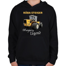 PRINTFASHION RÁBA STEIGER  - Gyerek kapucnis pulóver - Fekete
