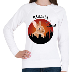 PRINTFASHION Rabzilla - Női pulóver - Fehér