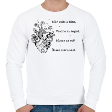 PRINTFASHION Radnóti Miklós - Bájoló - Férfi pulóver - Fehér férfi pulóver, kardigán