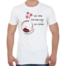 PRINTFASHION Radnóti Miklós - Péntek - Férfi póló - Fehér