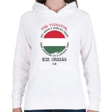 PRINTFASHION Radnóti - Nem tudhatom... - Női kapucnis pulóver - Fehér
