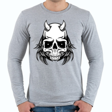 PRINTFASHION Ragadozó - Férfi hosszú ujjú póló - Sport szürke