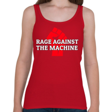 PRINTFASHION Rage against - Női atléta - Cseresznyepiros női trikó