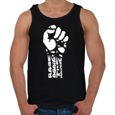 PRINTFASHION Rage - Férfi atléta - Fekete