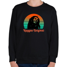 PRINTFASHION Raggae Original - Gyerek pulóver - Fekete gyerek pulóver, kardigán