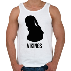 PRINTFASHION Ragnar - Vikings - Férfi atléta - Fehér