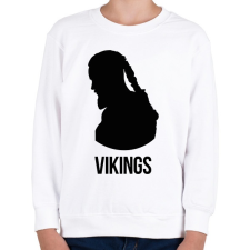 PRINTFASHION Ragnar - Vikings - Gyerek pulóver - Fehér gyerek pulóver, kardigán