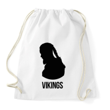 PRINTFASHION Ragnar - Vikings - Sportzsák, Tornazsák - Fehér tornazsák