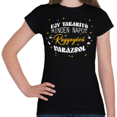 PRINTFASHION Ragyogóvá varázsol - Női póló - Fekete