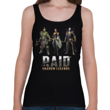 PRINTFASHION Raid: Shadow Legends - Női atléta - Fekete női trikó