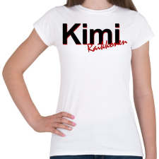 PRINTFASHION Raikkonen - Női póló - Fehér női póló