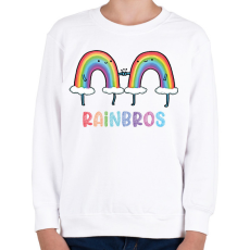 PRINTFASHION RainBros - Gyerek pulóver - Fehér