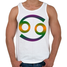 PRINTFASHION Rák - Férfi atléta - Fehér atléta, trikó