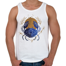 PRINTFASHION Rák - Férfi atléta - Fehér atléta, trikó