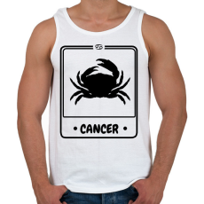 PRINTFASHION rák - Férfi atléta - Fehér