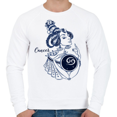 PRINTFASHION rák - Férfi pulóver - Fehér