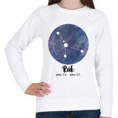 PRINTFASHION Rák - Női pulóver - Fehér