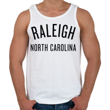 PRINTFASHION Raleigh - Férfi atléta - Fehér atléta, trikó