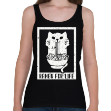 PRINTFASHION Ramen for life - Női atléta - Fekete női trikó