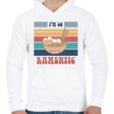PRINTFASHION Ramentic - Férfi kapucnis pulóver - Fehér férfi pulóver, kardigán